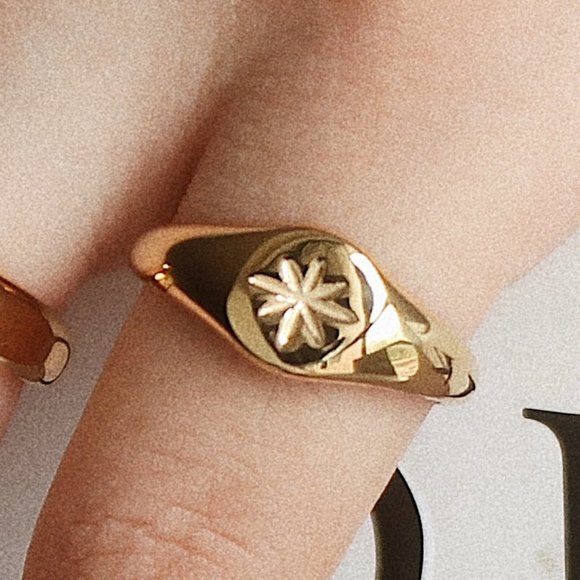 Jewelry - NEW 18K Gold Plated Shooting Star Ring